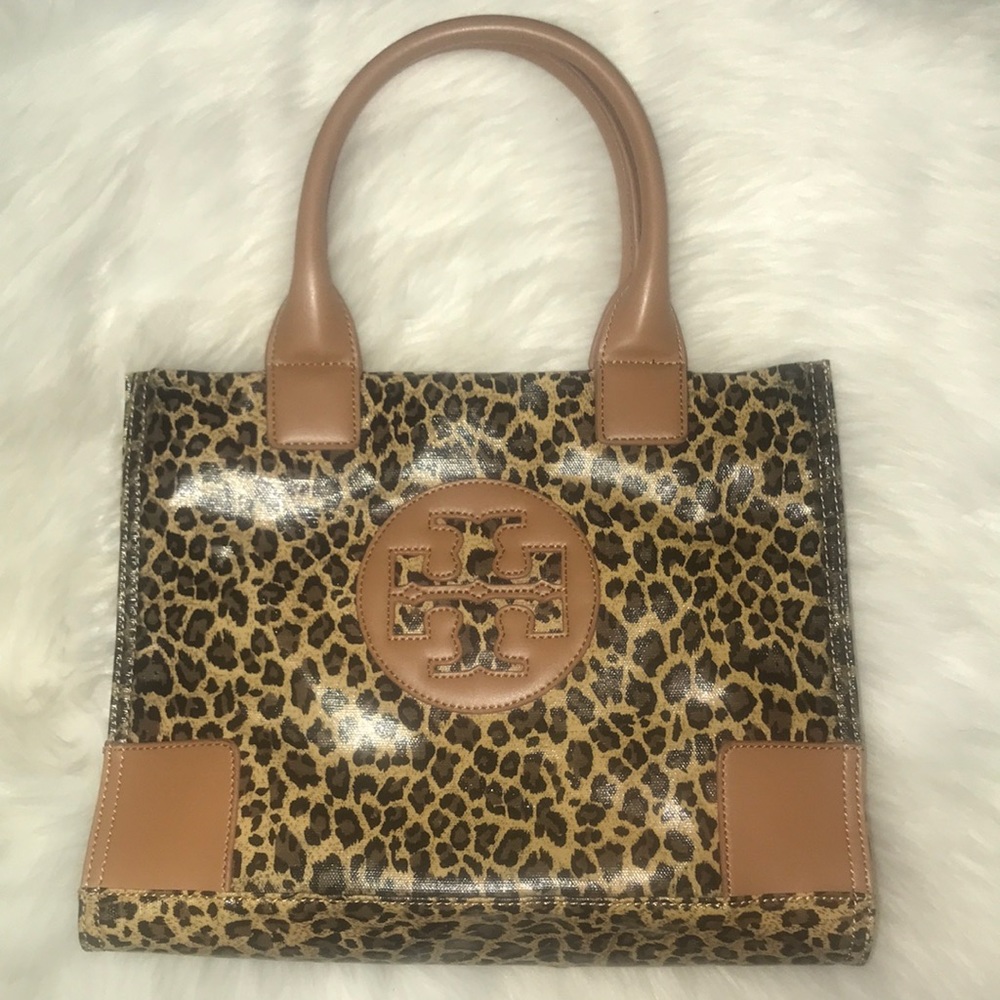 AUTHENTIC TORY BURCH CHEETAH TOTE